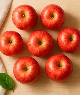 Red gala apples